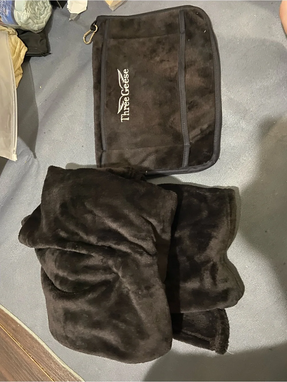 Portable Travel Blanket & Pillow lightweight and comfortable